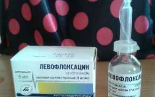 Глазные капли Левофлоксацин
