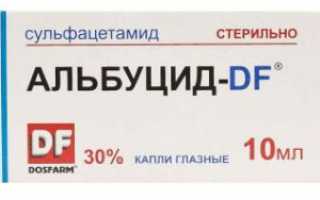 Капли для глаз Альбуцид