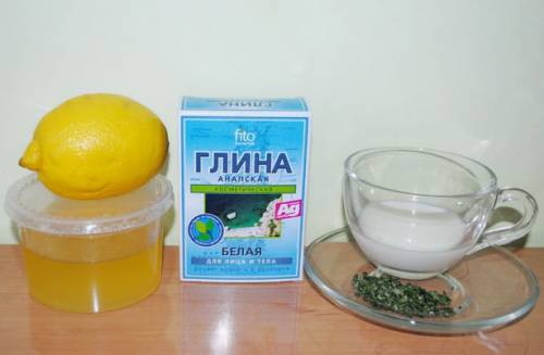 Мед, глина и лимон Мед, глина и лимон