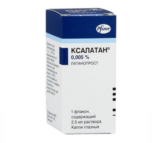 Глазные капли Ксалатан